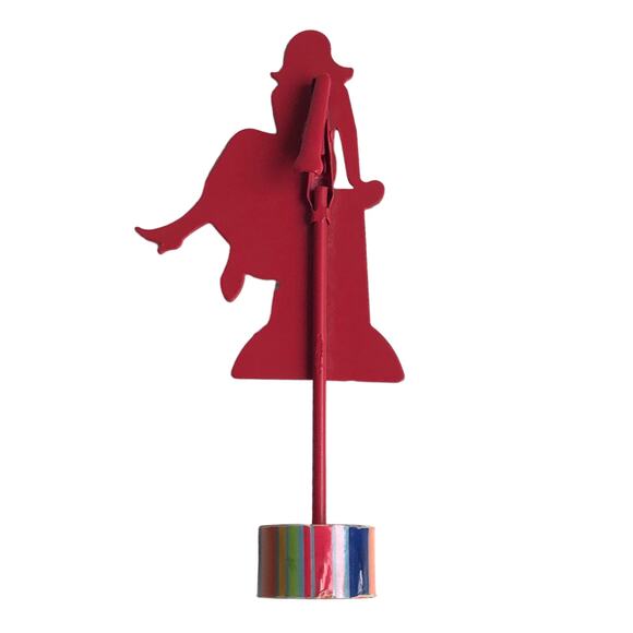 Metal Die Cut Photo Holder Magnetic Base Home Office Desk Decor - Picture 9 of 10